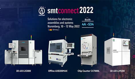 UniCompmomp будет демонстрировать новейший рентген CHIP AXI и SMD в SMT Connect 2022 в Нюрнберге Германии